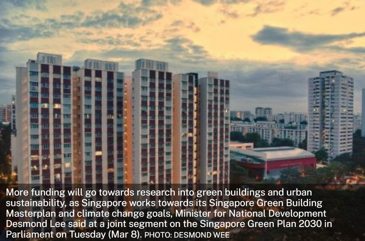Additional S$45m for green building innovation cluster (GBIC) 2.0 